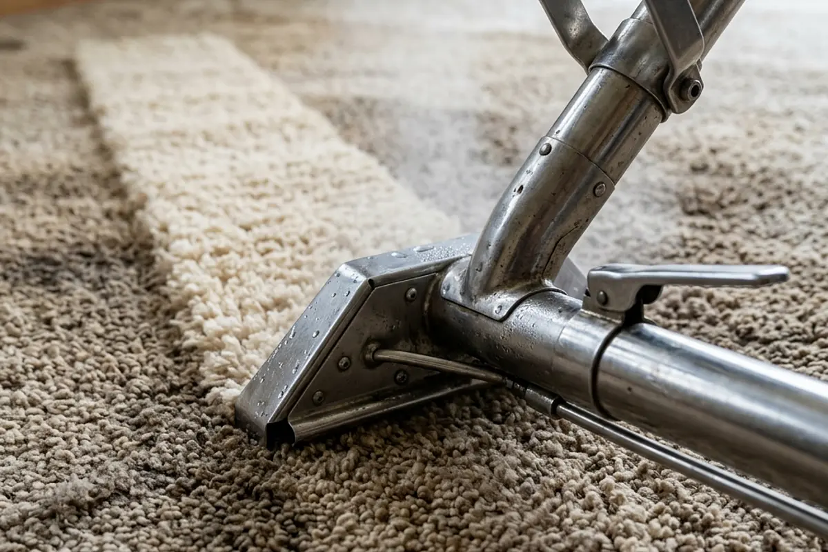Carpet steam cleaning crew working in Maidstone